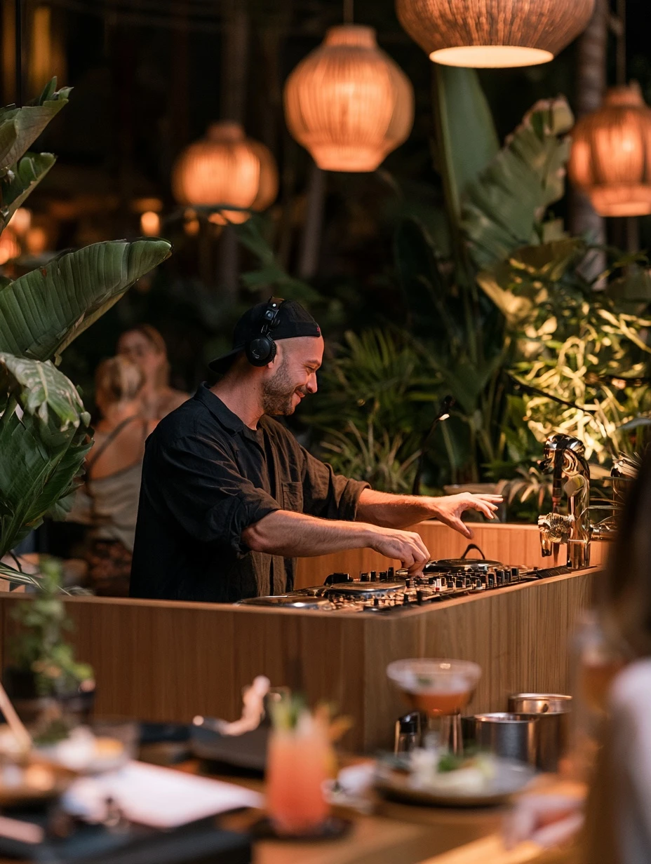 DJ every night im Uluwatu Nikkei Kitchen & Bar, Playa de las Américas – Veranstaltungsplakat Teneriffa