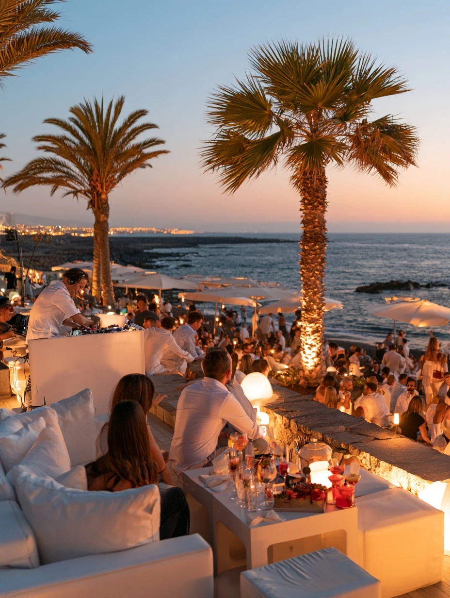 Follow al Papagayo Tenerife (Papagayo Beach Club), Playa de las Américas — locandina evento a Tenerife