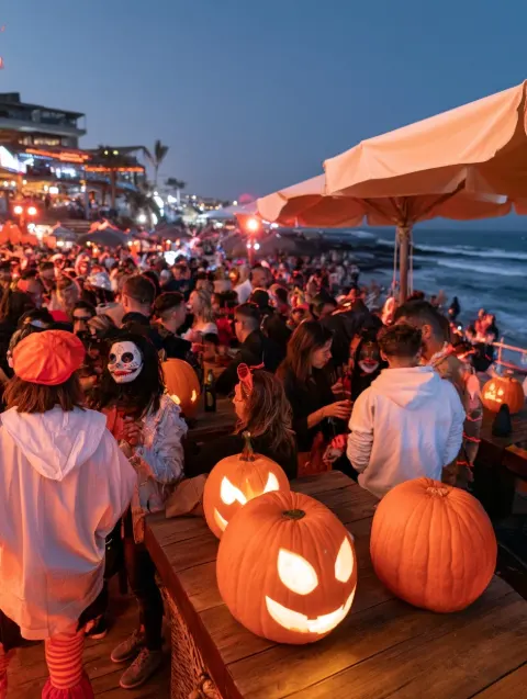 Jalloween à Monkey Beach Club, Playa de las Américas – affiche d'événement à Tenerife