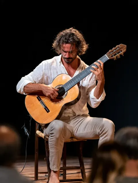 Nave Rota — Festival Internacional 6Cuerdas 2026 im Café Teatro Rayuela, Santa Cruz de Tenerife – Veranstaltungsplakat Teneriffa