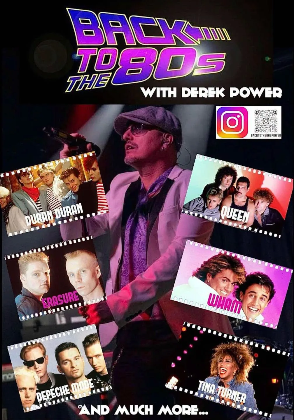 Derek Power en Marshalls Sports & Entertainment Bar, Playa de las Américas: cartel del evento en Tenerife