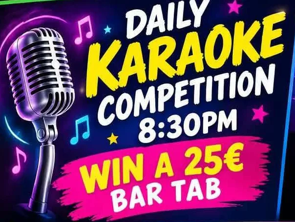Late Karaoke at Scallywags Family Showbar, Costa Adeje — Tenerife event poster