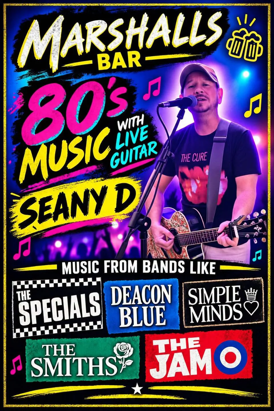 Seany D en Marshalls Sports & Entertainment Bar, Playa de las Américas: cartel del evento en Tenerife