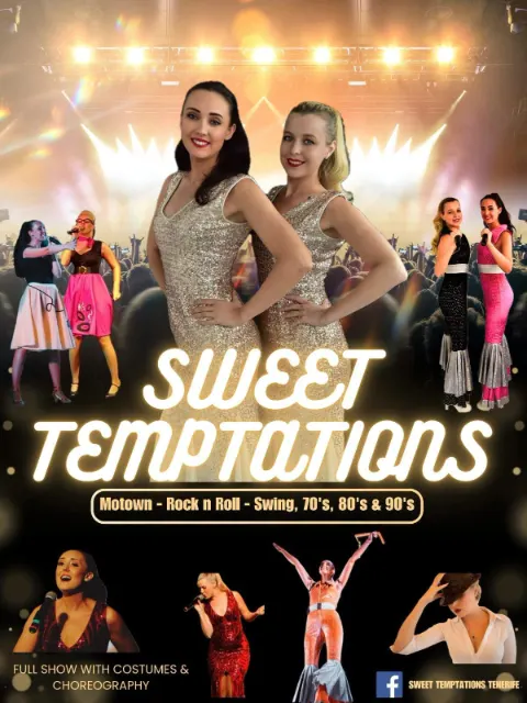 Sweet Temptations Tenerife en The Keg and Church, Costa Adeje: cartel del evento en Tenerife