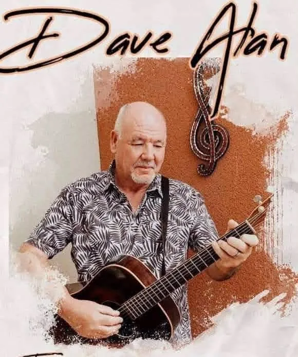 Dave Alan im Volcanic Island, Golf del Sur – Veranstaltungsplakat Teneriffa
