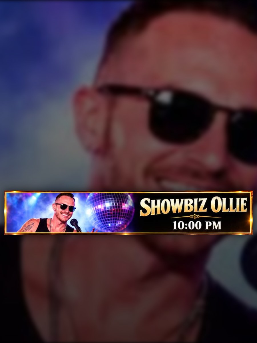 Showbiz Ollie at St Eugen's, San Eugenio — Tenerife event poster