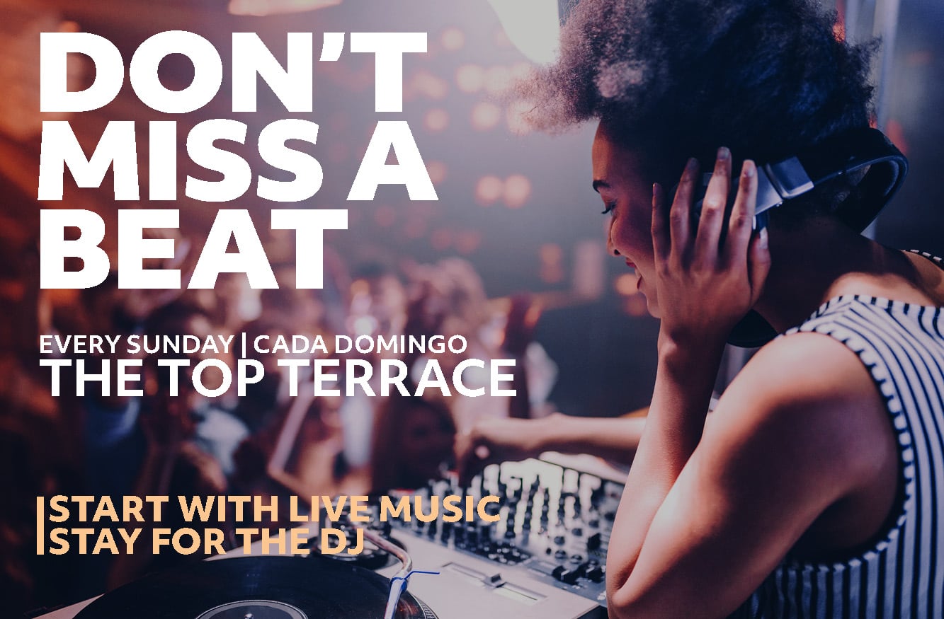 Dj Session Jacobo Padilla im Hard Rock Cafe Tenerife, Playa de las Américas – Veranstaltungsplakat Teneriffa