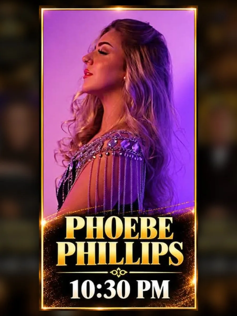 Phoebe Phillips im St Eugen's, San Eugenio – Veranstaltungsplakat Teneriffa