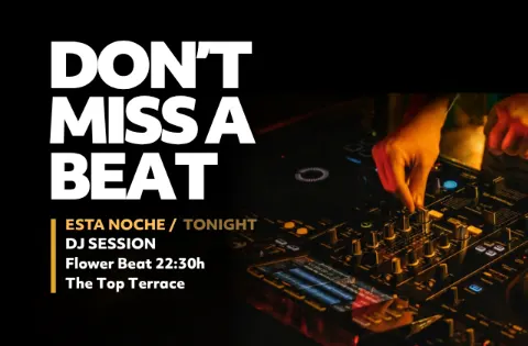 Dj Session Flower Beat al Hard Rock Cafe Tenerife, Playa de las Américas — locandina evento a Tenerife