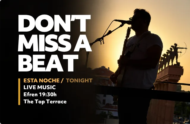 Efren al Hard Rock Cafe Tenerife, Playa de las Américas — locandina evento a Tenerife